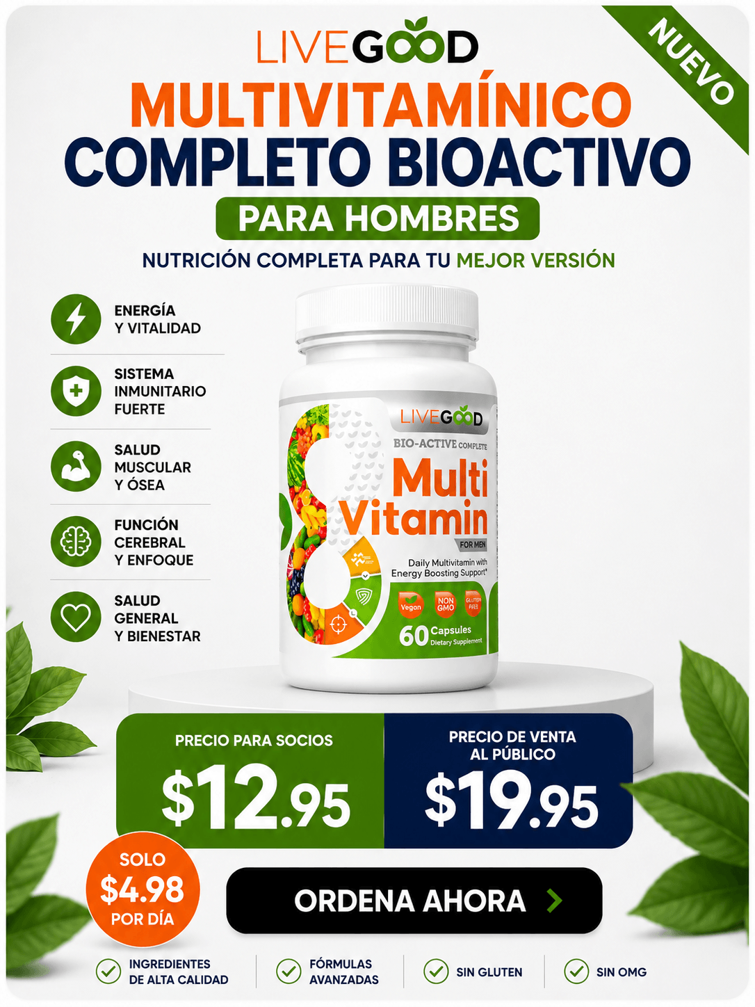 Multivitamínico para Hombres