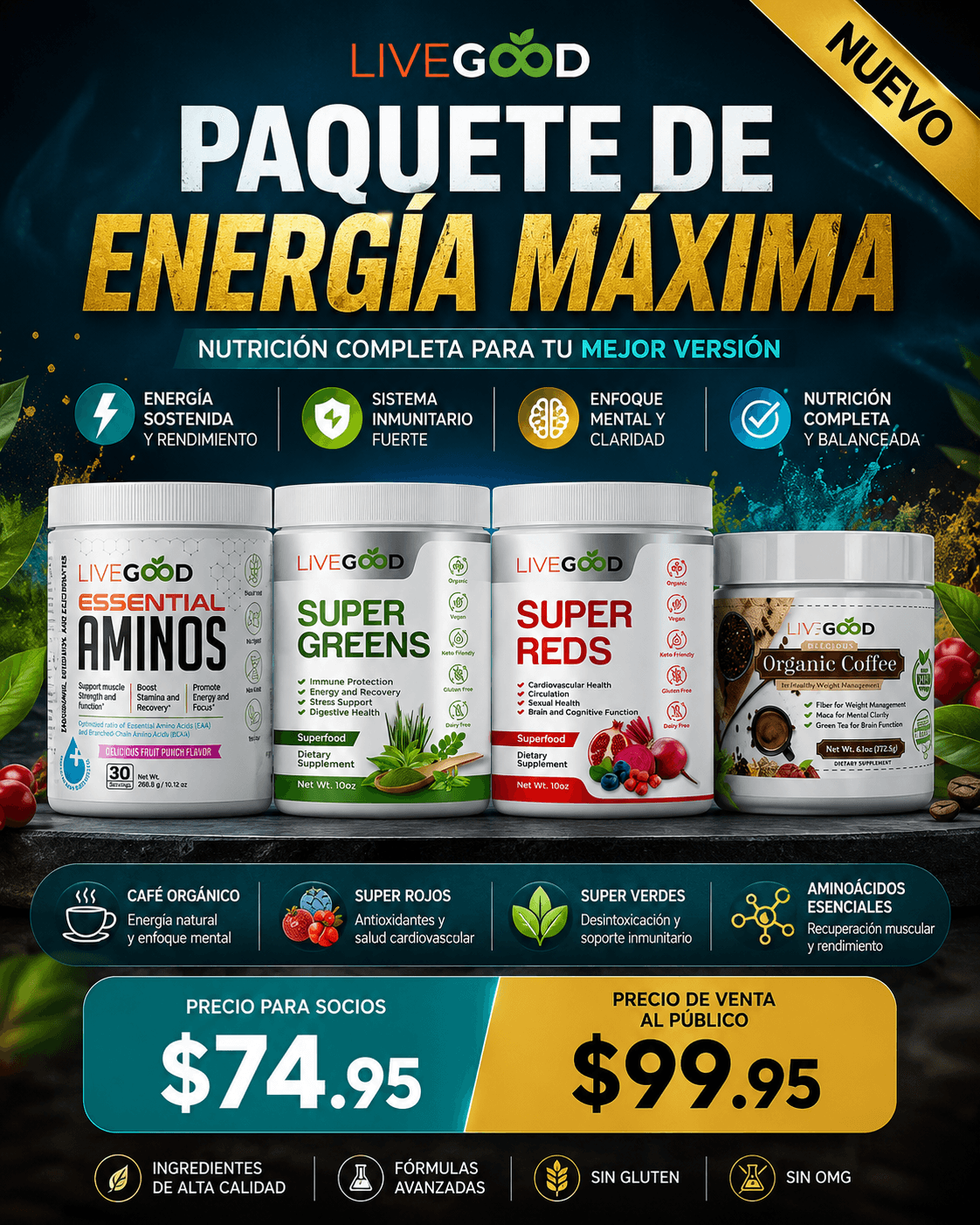 Paquete Energía Máxima