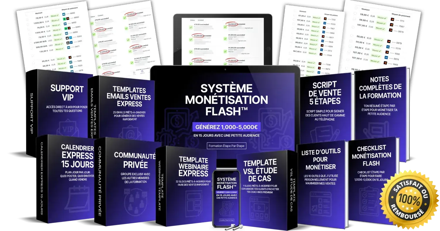 Système Monétisation Flash - bundle