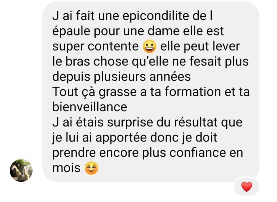 Avis témoignages de résultats grâce la formation de magnétisme sabrina créquy