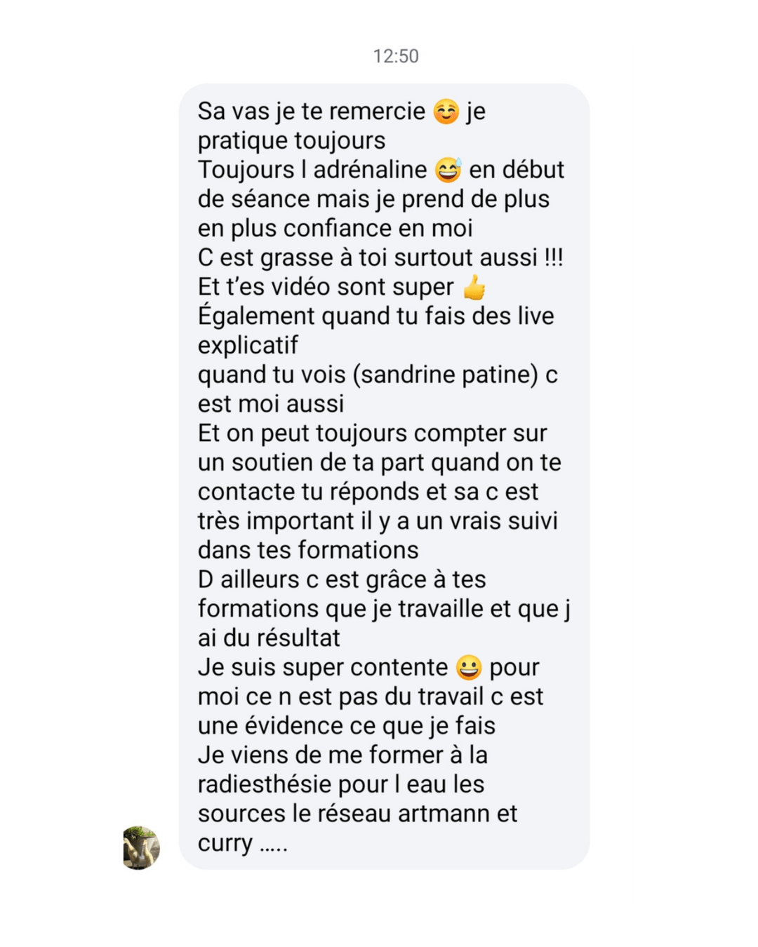 Avis sur la formation de magnétisme sabrina créquy