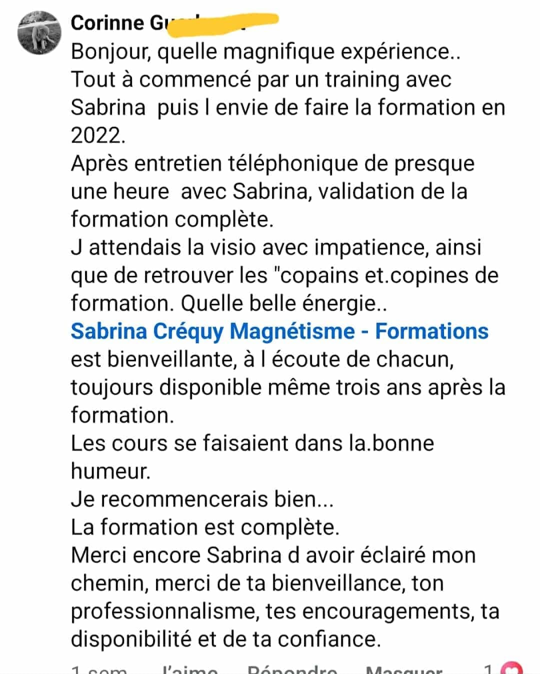 Avis client sur l'efficacité de la méthode d'activation du magnétisme