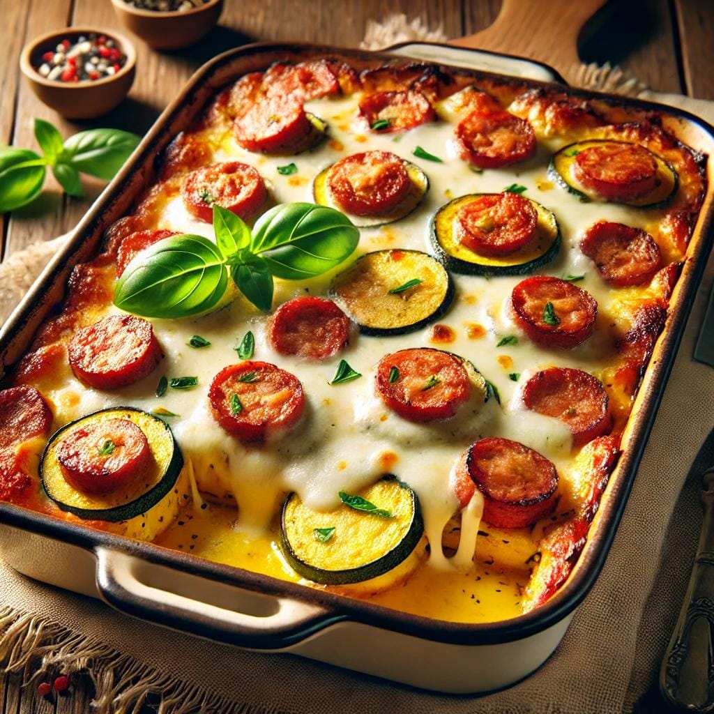 8 Italian_Sausage_Bake_quick and easy keto dinner