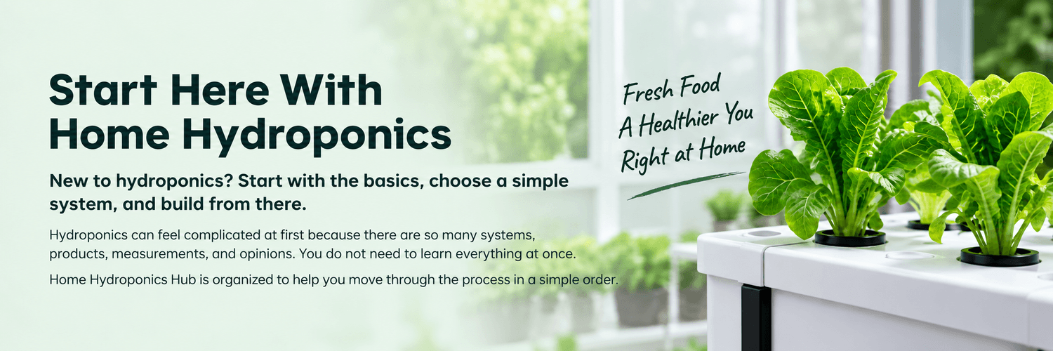 Start here with home hydroponics