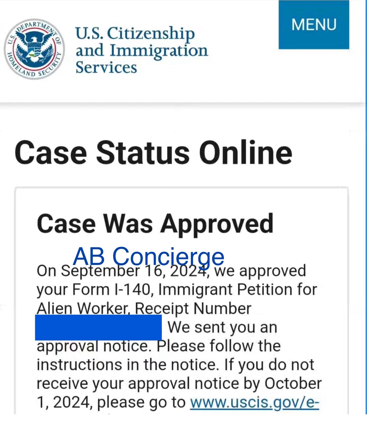 US visa Approval AB Concierge