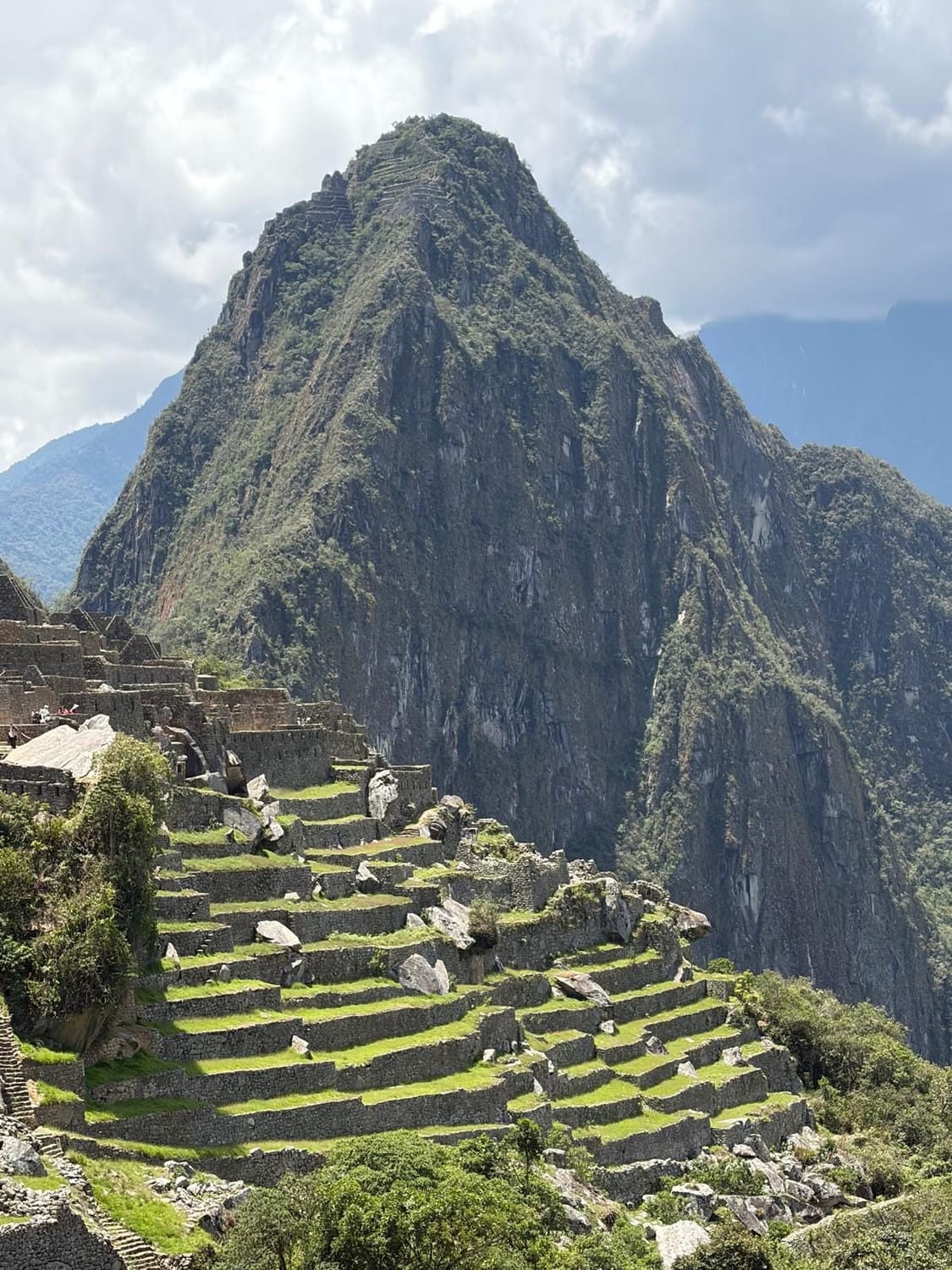 Huayna Picchu y las terrazas de Machu Picchu