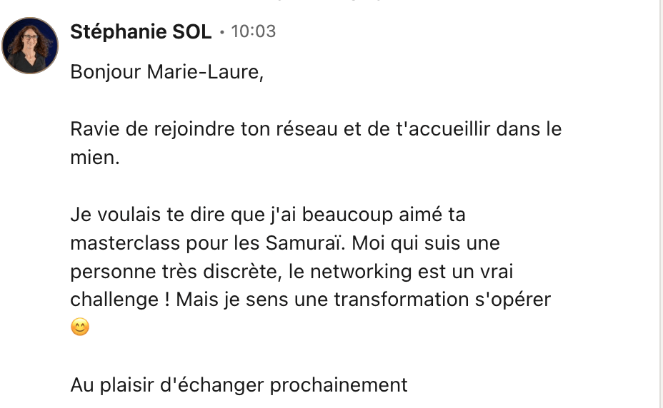 T&eacute;moignage client &mdash; MeL vous en prie