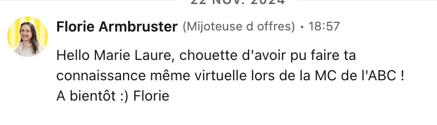 T&eacute;moignage client &mdash; MeL vous en prie