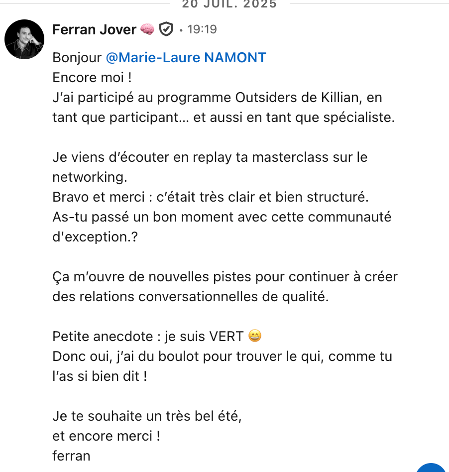 T&eacute;moignage client &mdash; MeL vous en prie