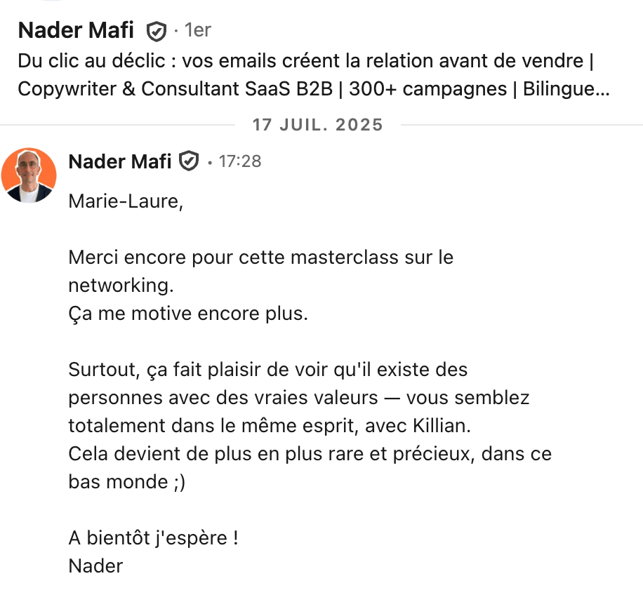 T&eacute;moignage client &mdash; MeL vous en prie
