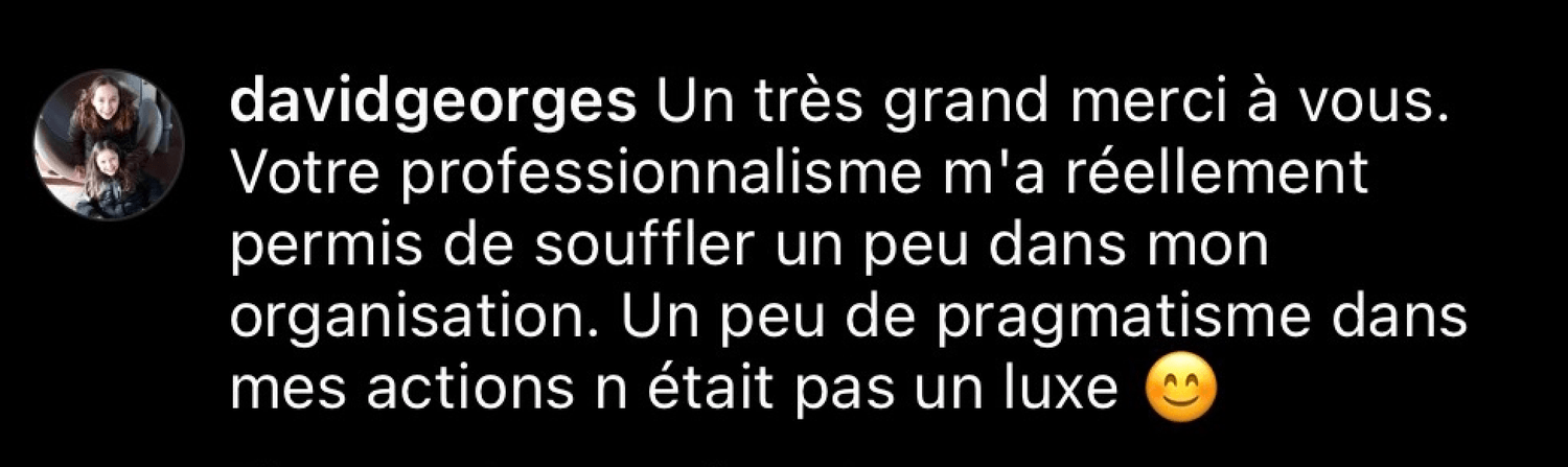 T&eacute;moignage client &mdash; MeL vous en prie