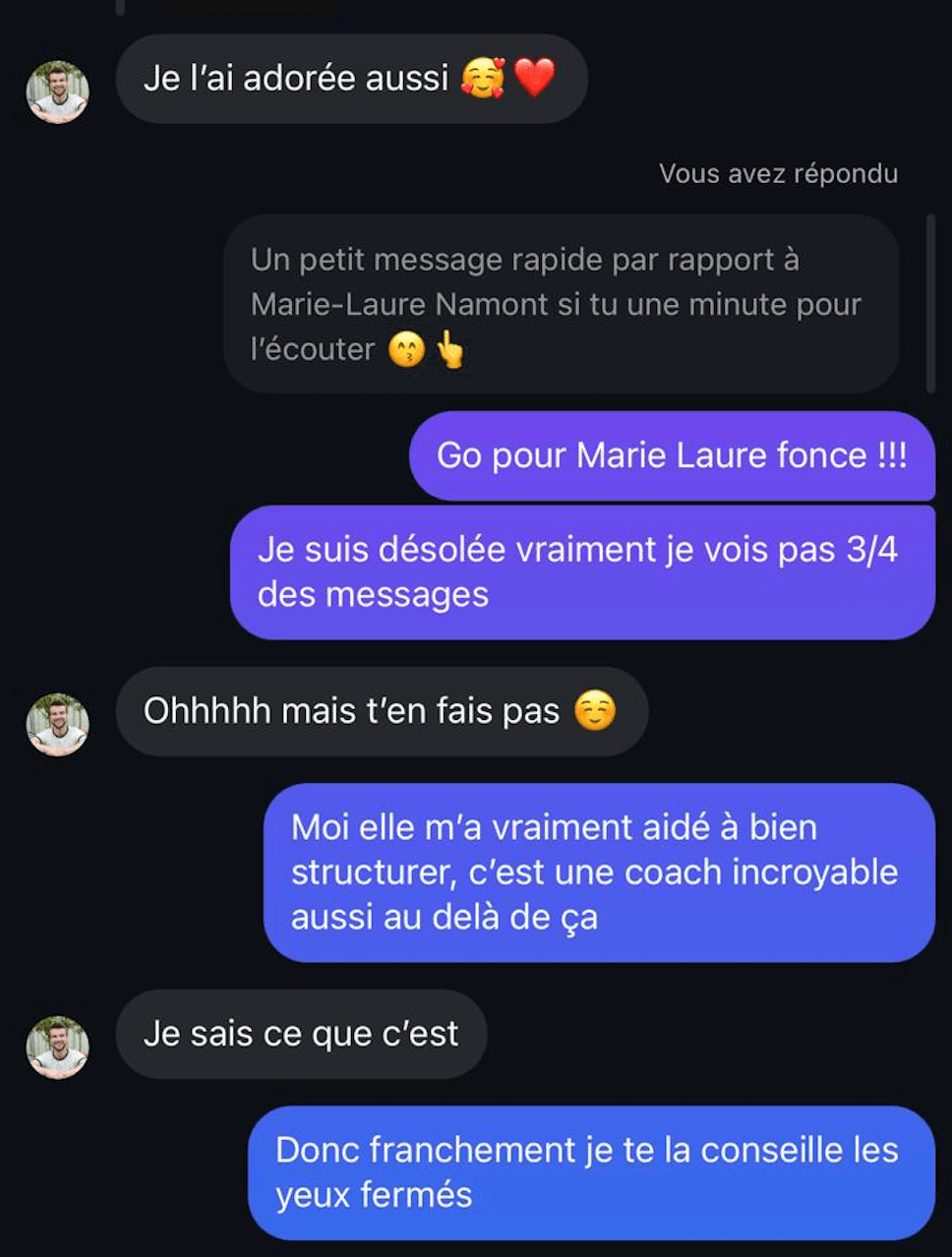 T&eacute;moignage client &mdash; MeL vous en prie