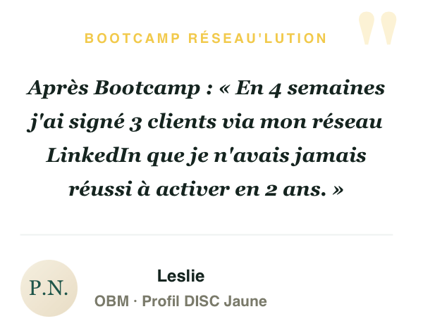 T&eacute;moignage client &mdash; MeL vous en prie