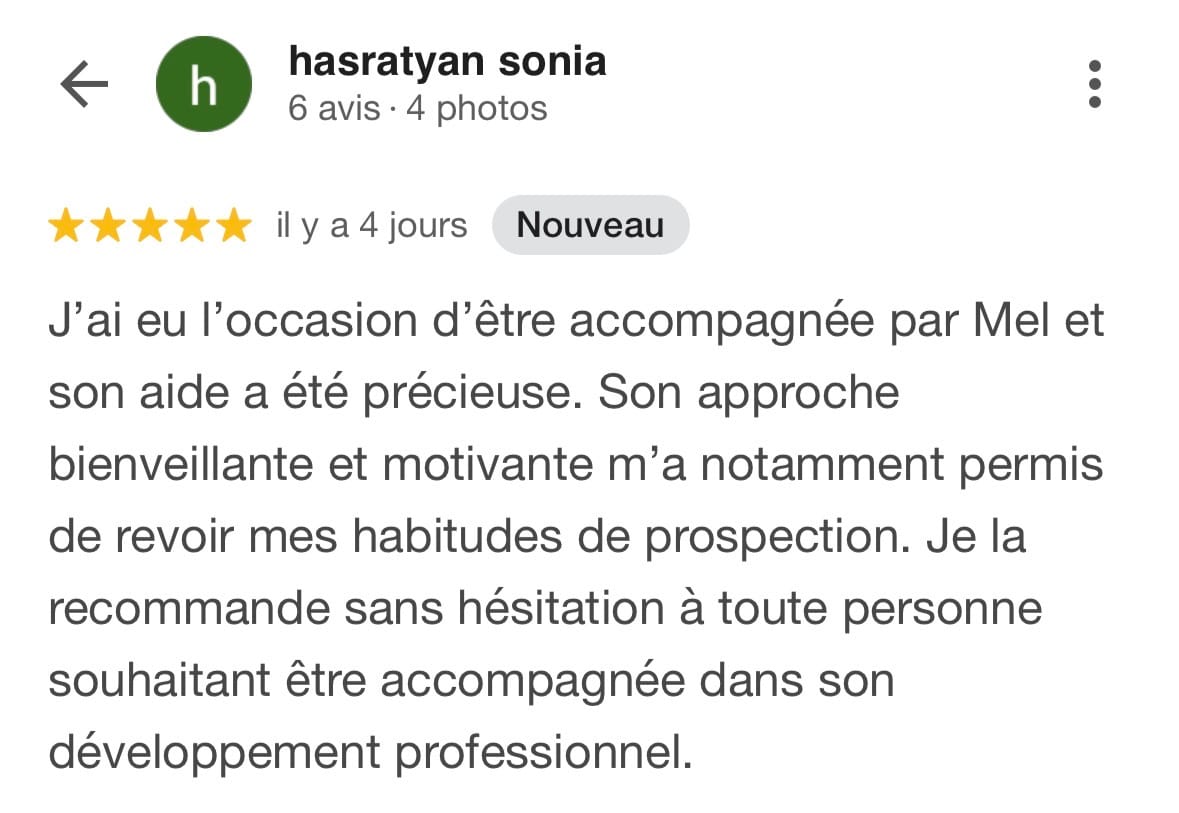 T&eacute;moignage client &mdash; MeL vous en prie