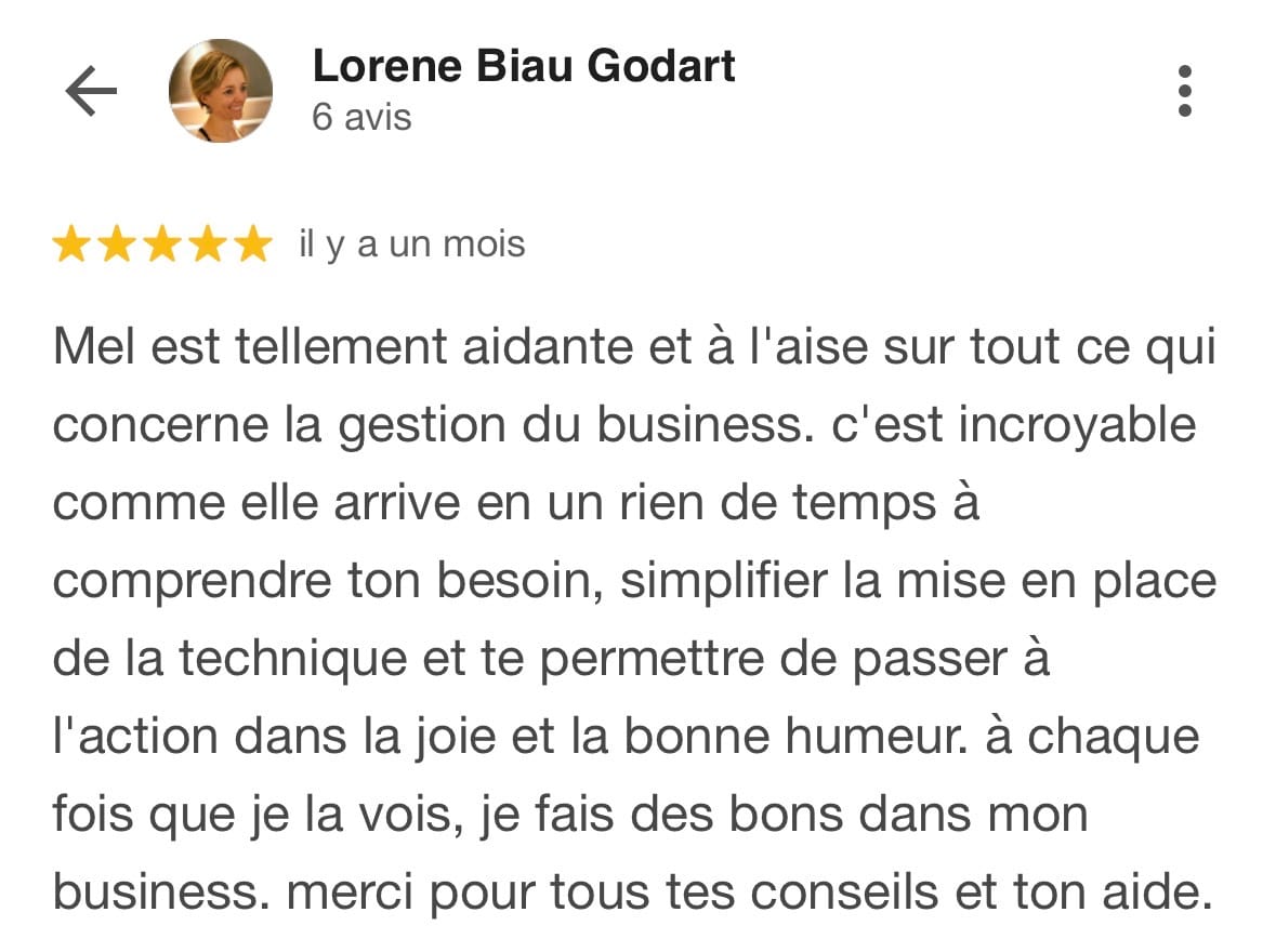 T&eacute;moignage client &mdash; MeL vous en prie
