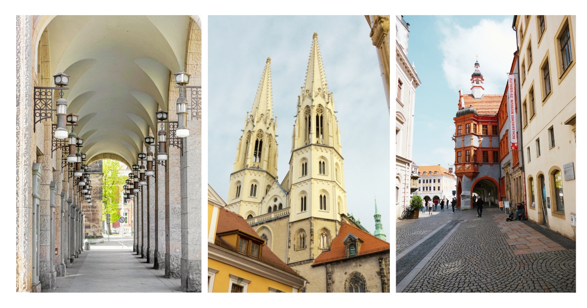 COLLAGE OF IMAGES FROM CITY OF GOERLITZ, GERMANY