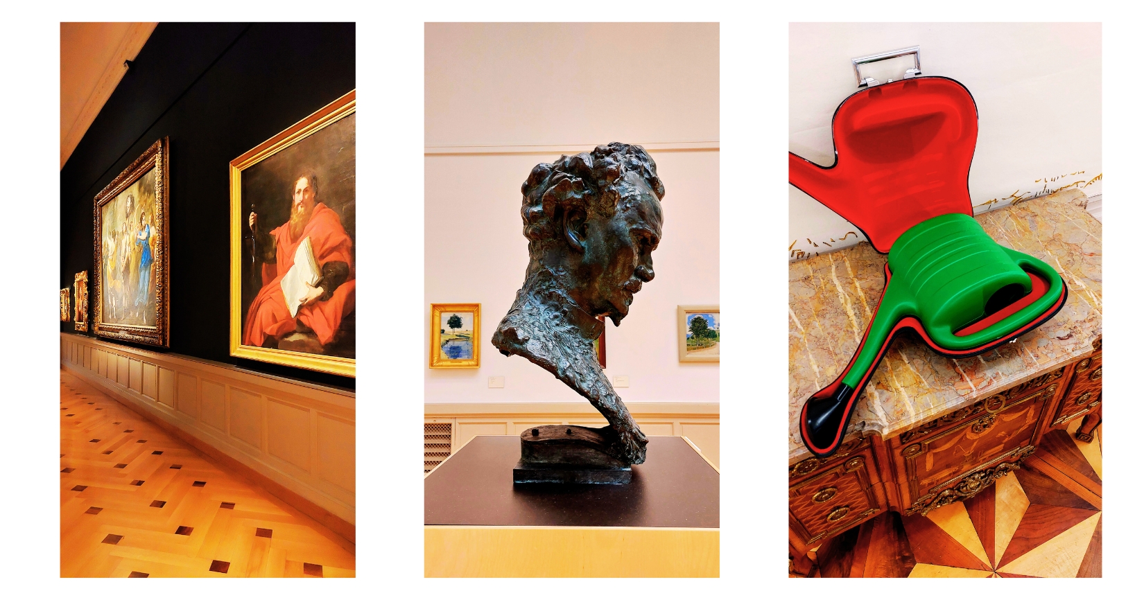 A collage of photos from Museum of History in Geneva