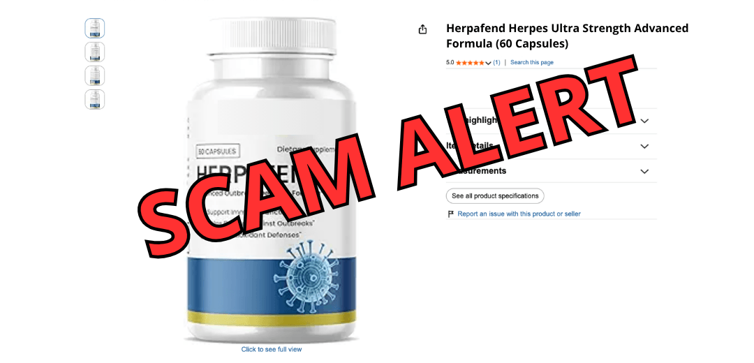 Herpafend Scam Alert