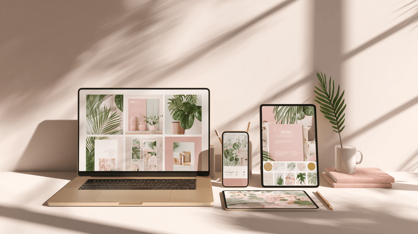 Editable Canva templates and social media graphics using clipart for digital product creators and small business owners