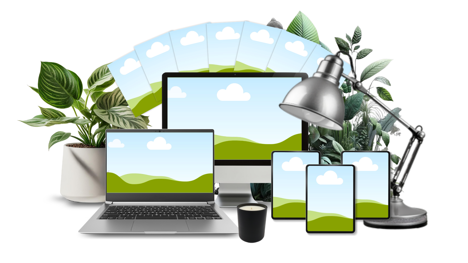 Digital product ideas including planners, journals, trackers, cards, to resell as your own