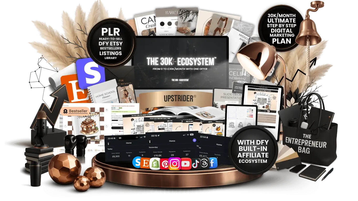 Ultimate £30,000/month Digital marketing course by Upstrider
