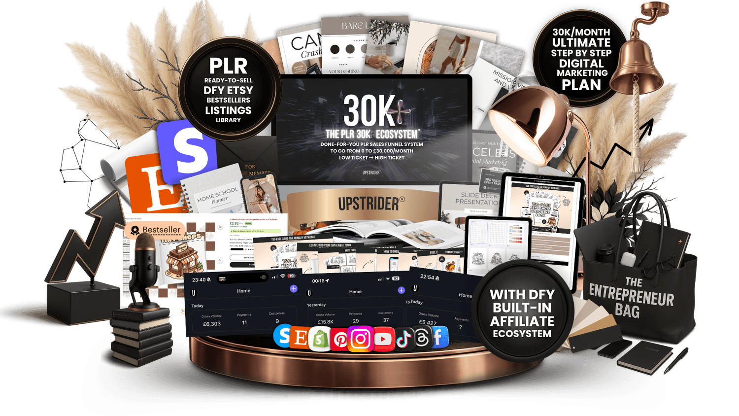 Ultimate £30,000/month Digital marketing course by Upstrider