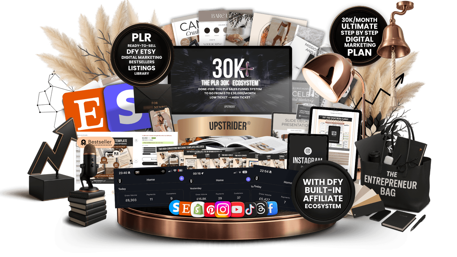Ultimate £30,000/month Digital marketing course by Upstrider