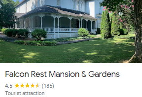 Falcon Rest Mansion and Gardens in McMinnville, TN
