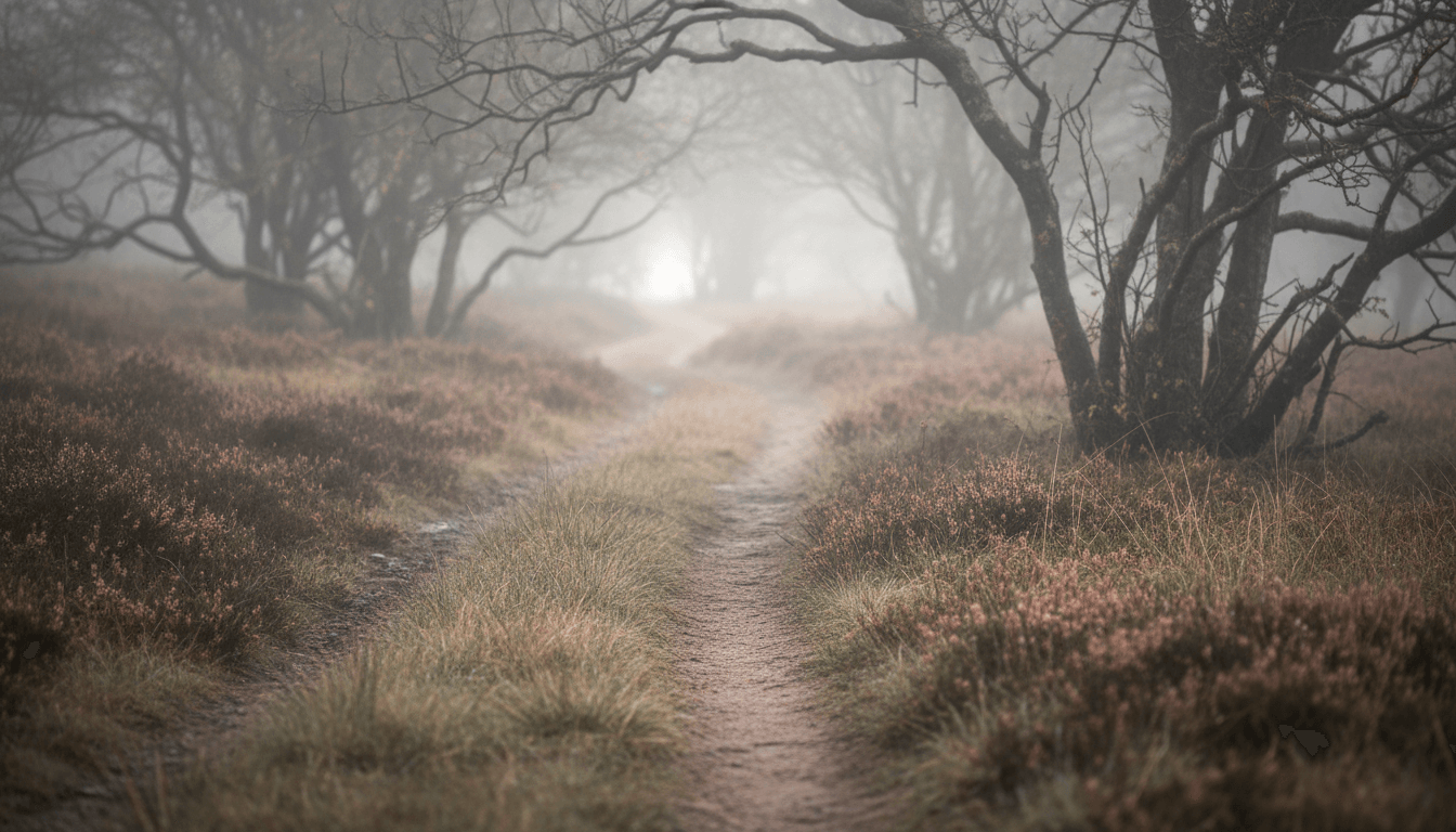 Chemin symbolique représentant l’accompagnement intérieur et la douceur