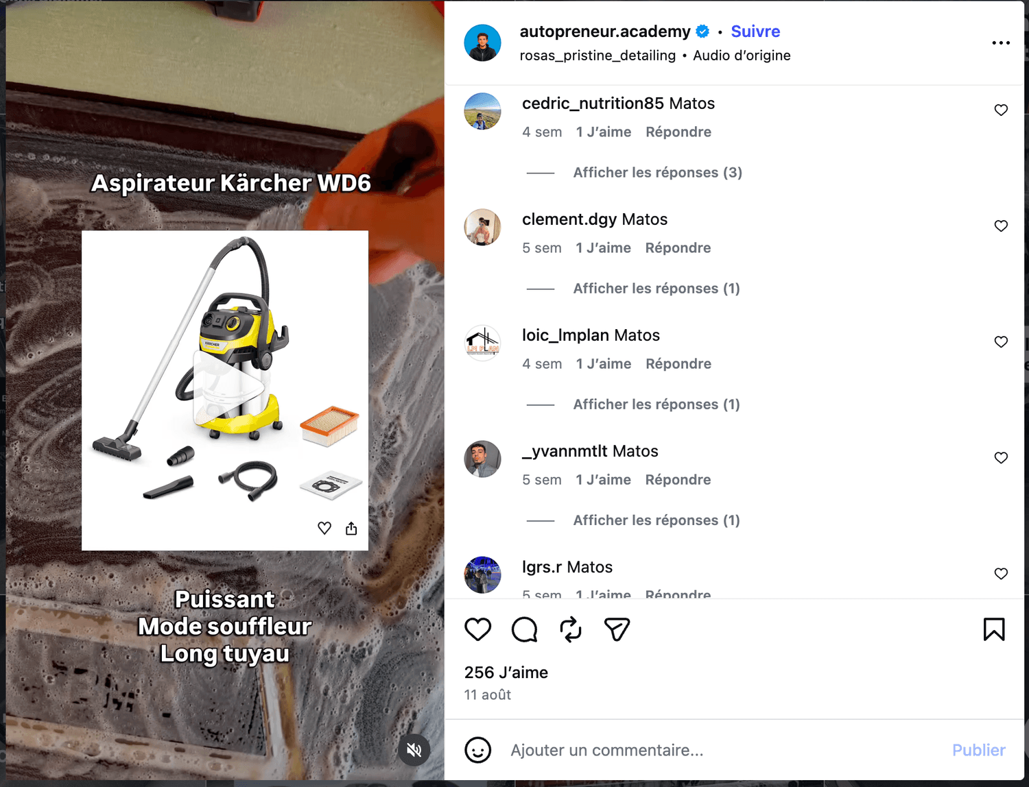 Le même mécanisme sur une autre publication