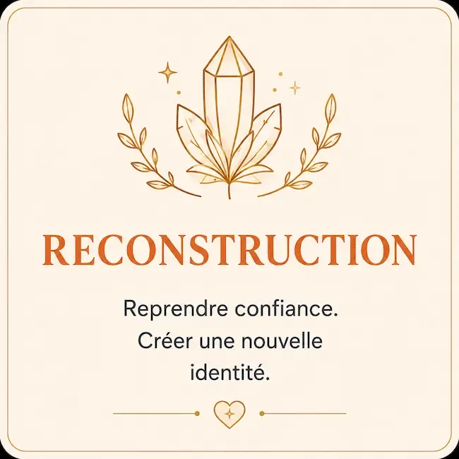 Reconstruction personnelle – Reprendre confiance et créer une nouvelle identité
