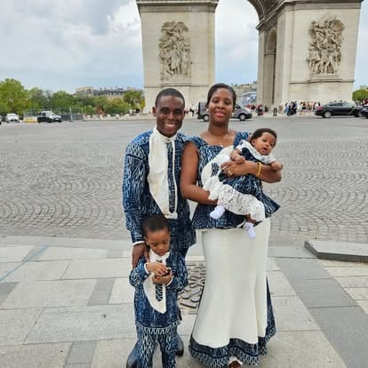 Fabrice en famille