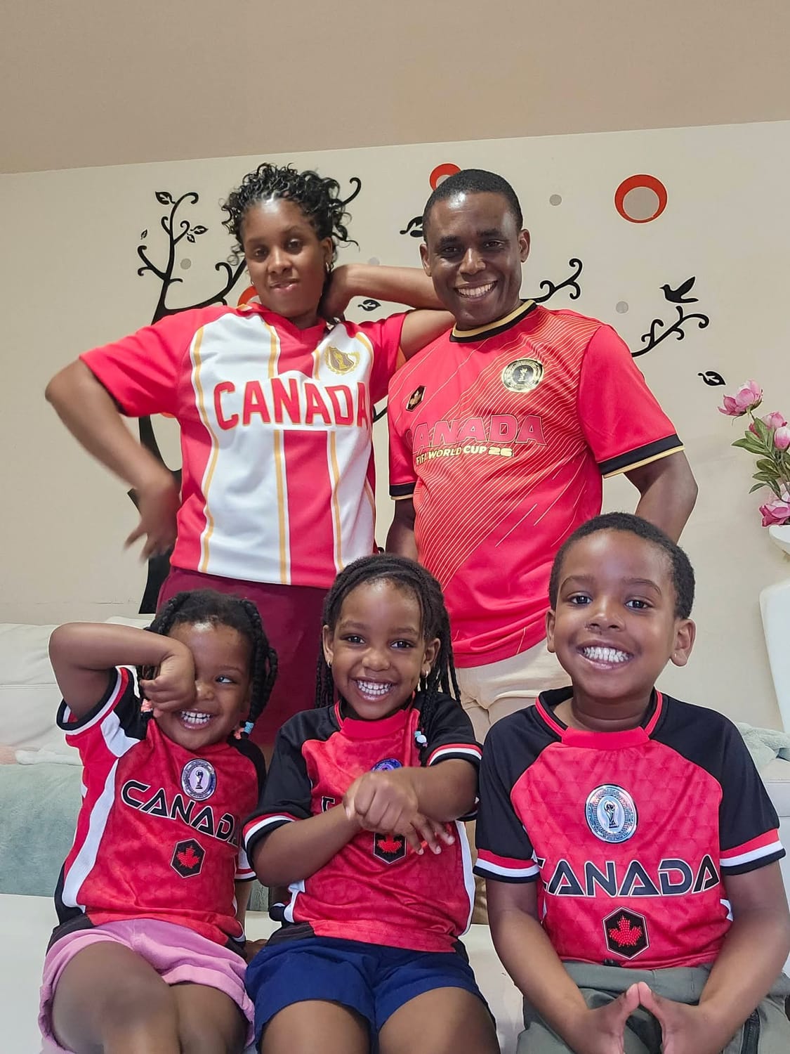 Fabrice Owono — en famille