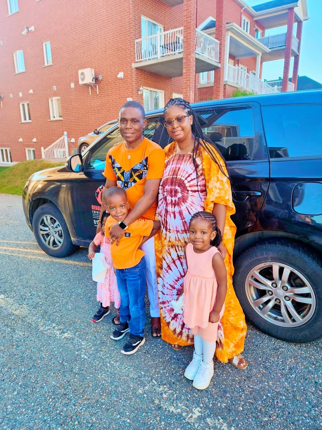 Famille Owono au Canada