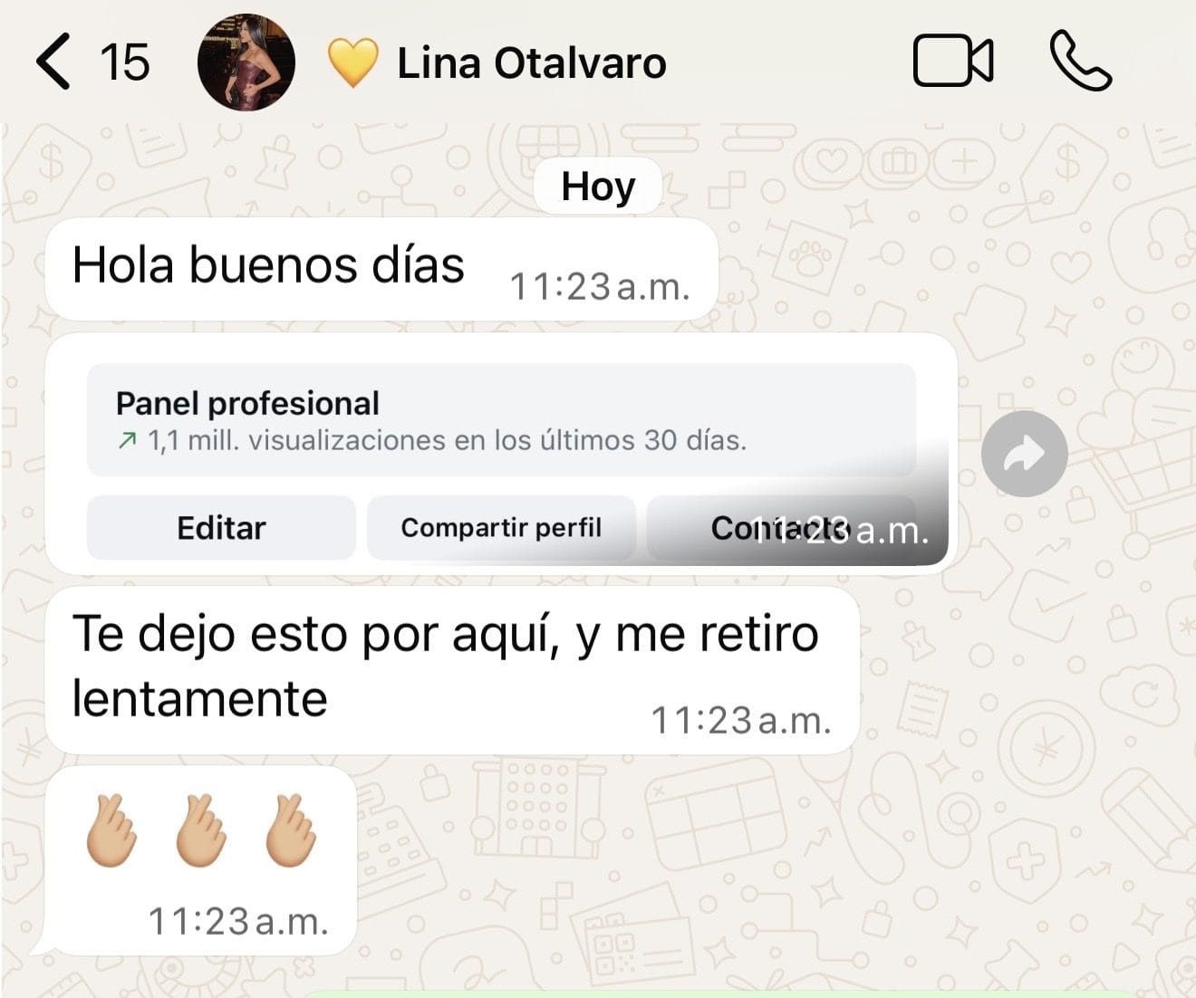Testimonio: 1,1 millones de visualizaciones en 30 días