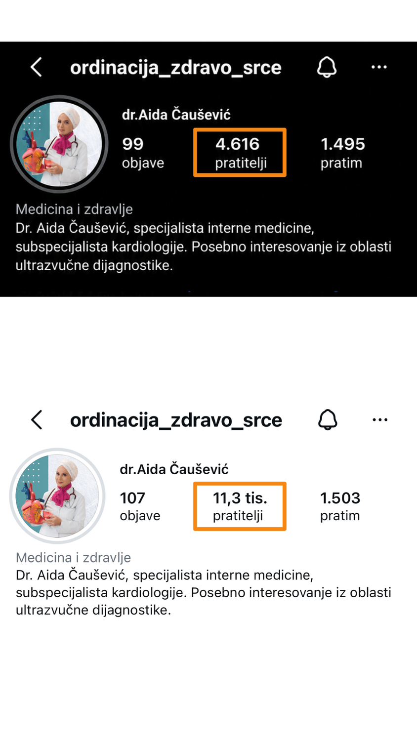 Rezultati - Ordinacija Zdravo Srce