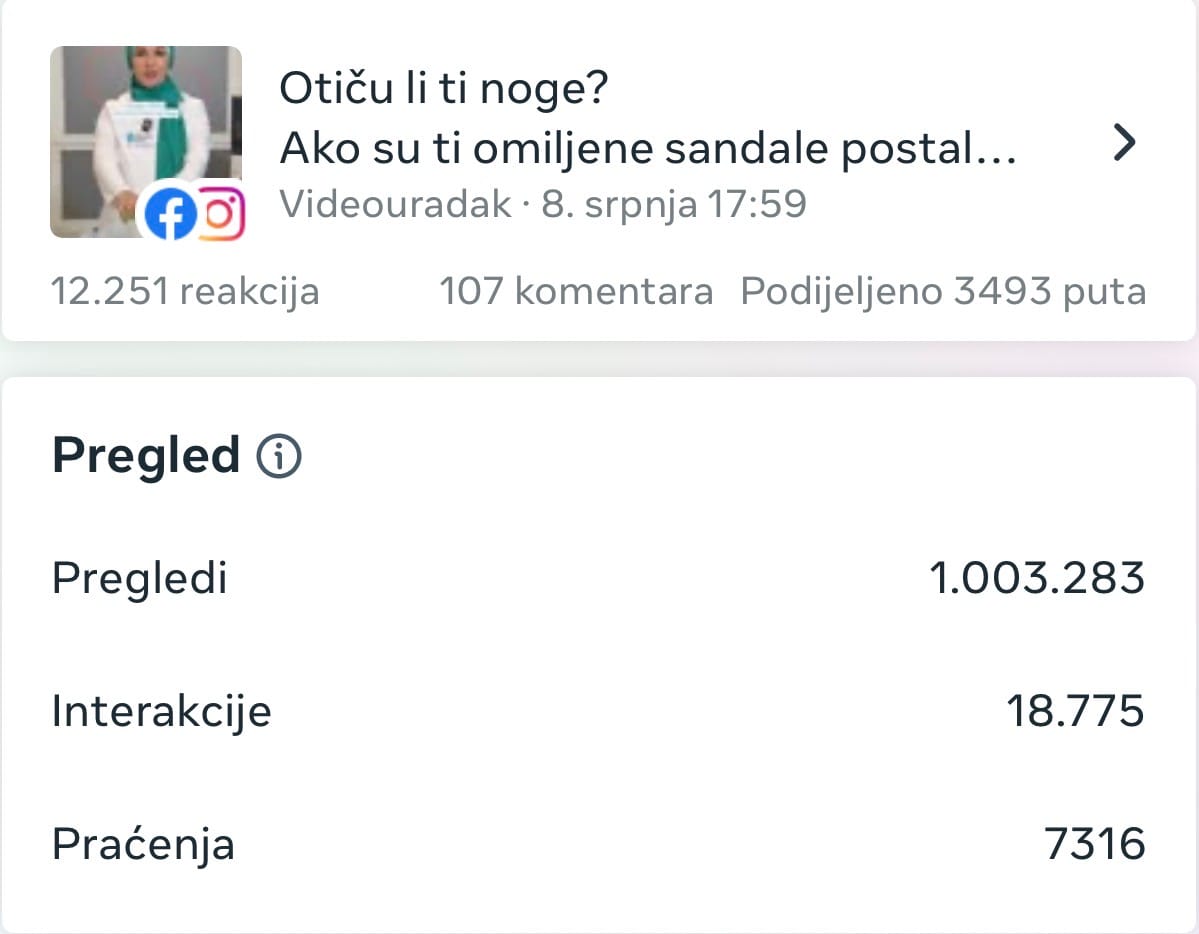 Screenshot - Zdravo Srce video rezultati