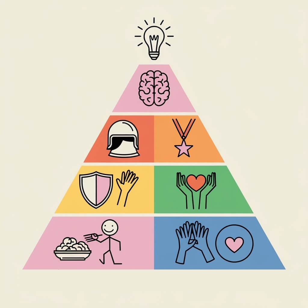 I 5 bisogni della piramide di Maslow