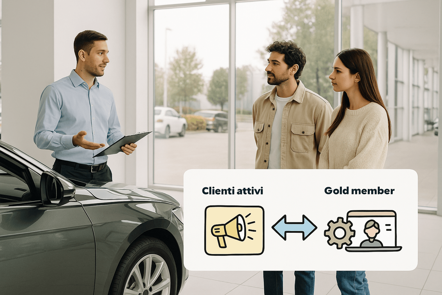 esperienza dal vivo per il cliente PMI