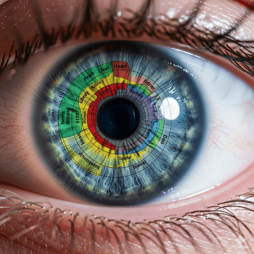 Oeil Gauche - Analyse d’Iridologie