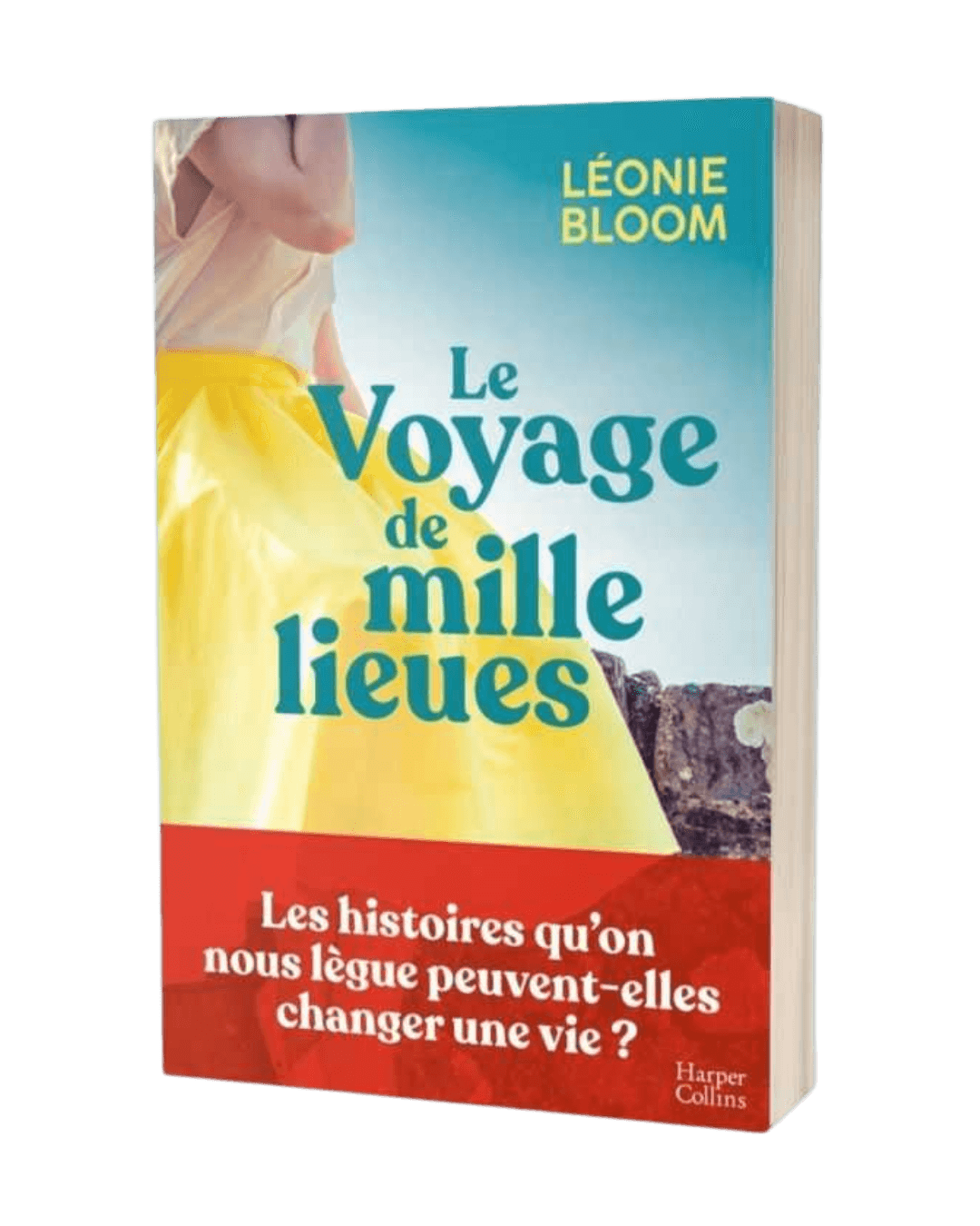 couverture du roman le voyage de mille lieues avec un bandeau rouge : "Les histoires qu'on nous lègue peuvent-elles changer une vie ?"