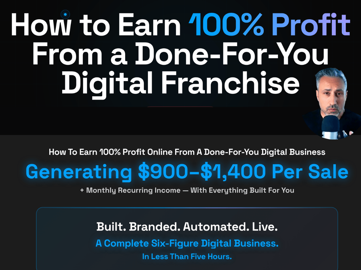 Free Masterclass — The 100% Profit Business Model