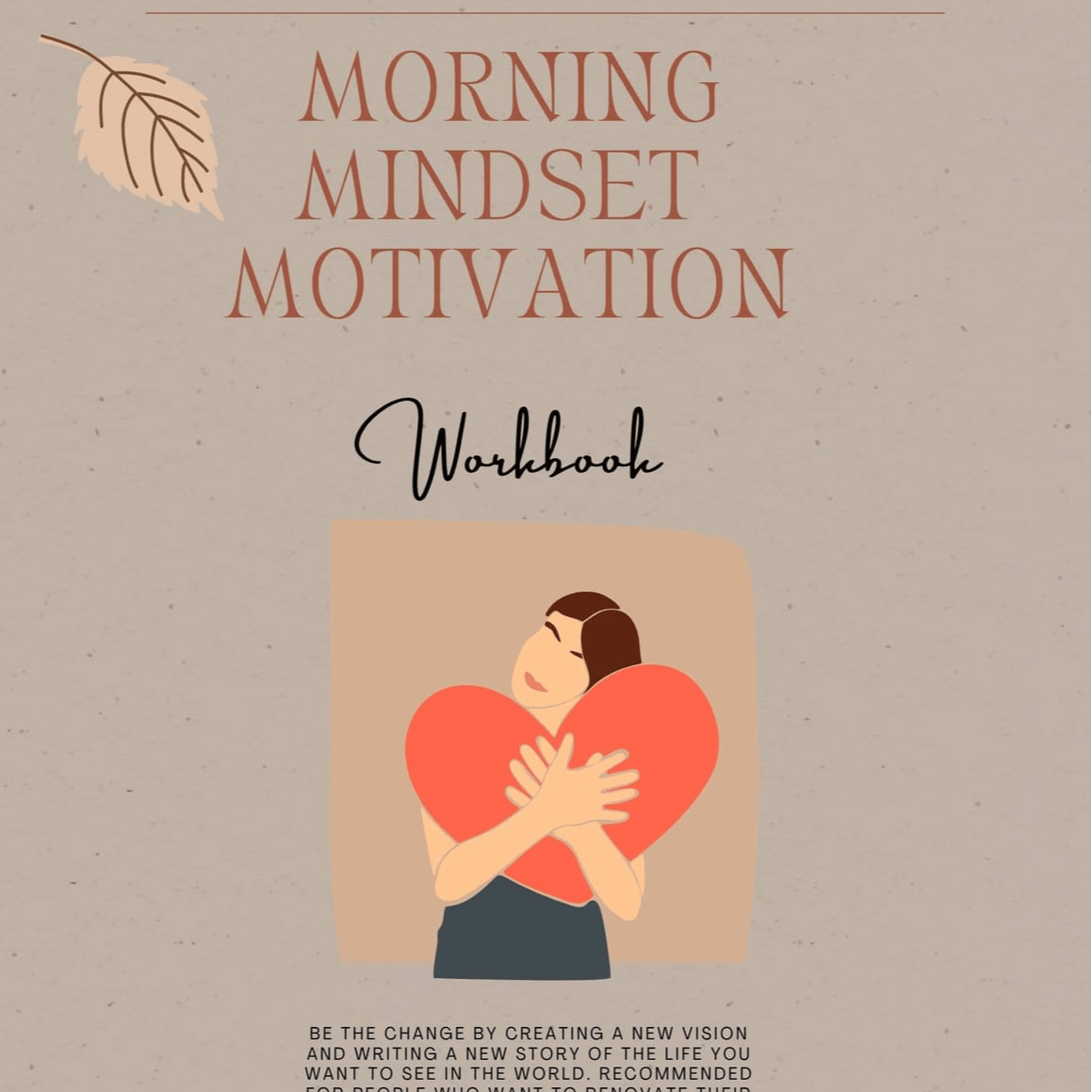 Morning Mindset Motivation workbook