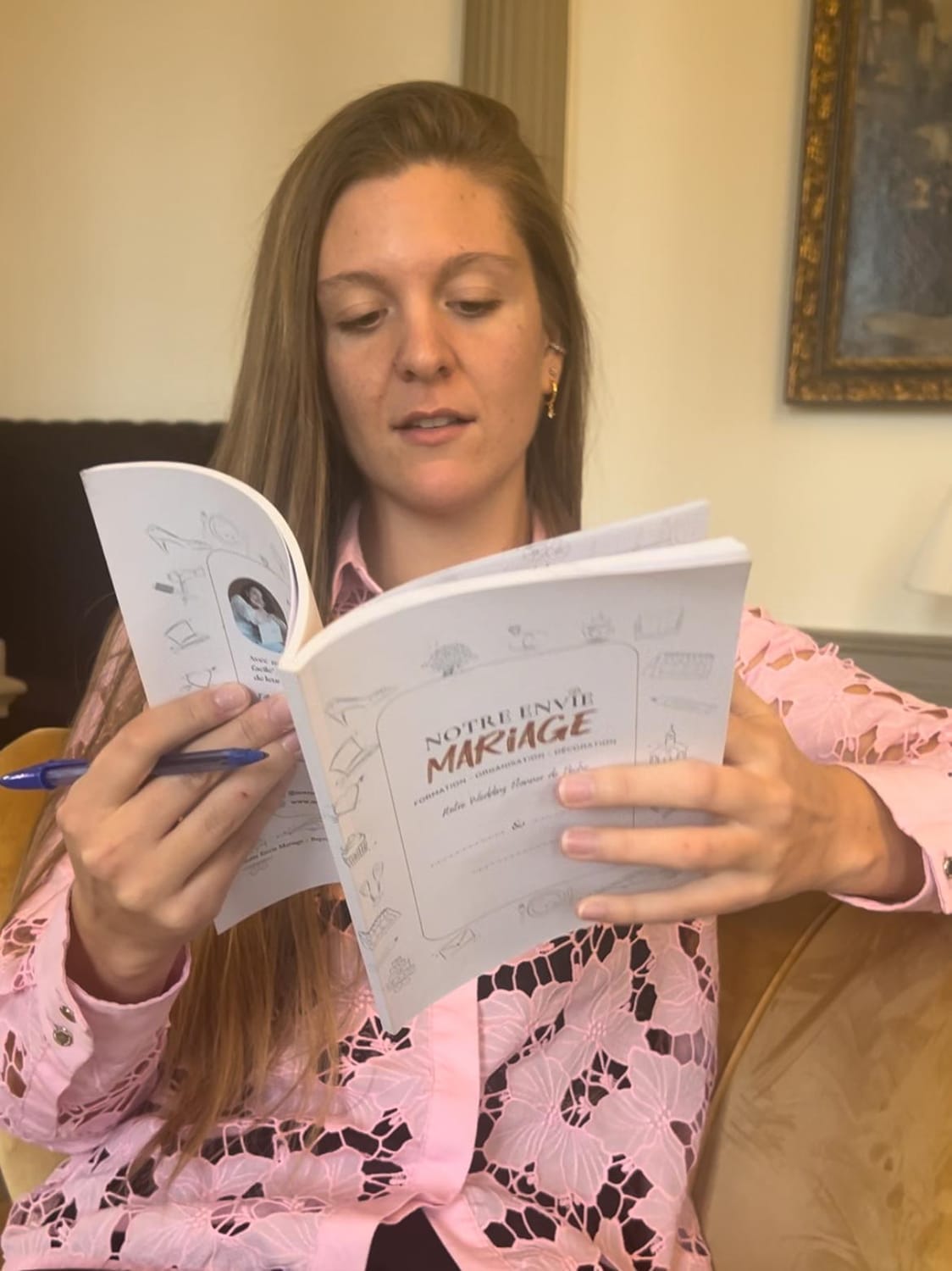 Mariée stressée avant