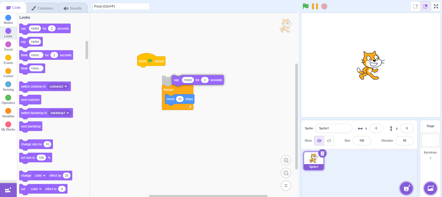 Scratch blocks vs text-based code — scratch for kids
