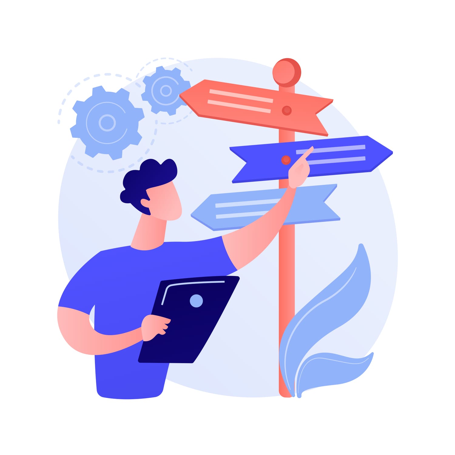 Child guiding AI to build a project