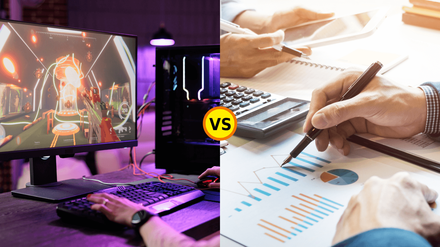 Kids playing games together — accounting for kids