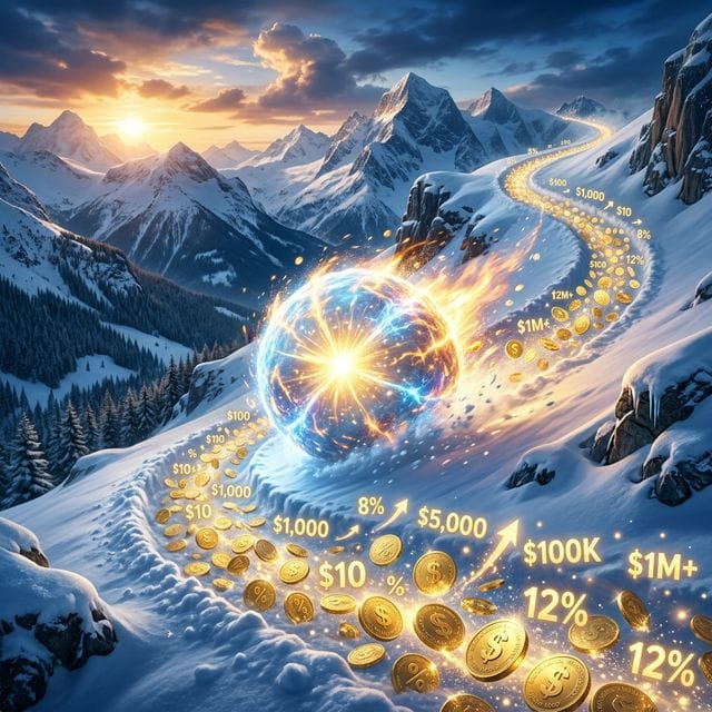 Children learning the snowball effect finance strategy