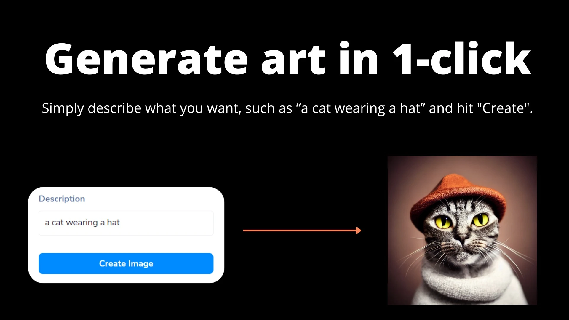 Generate art in 1-click.