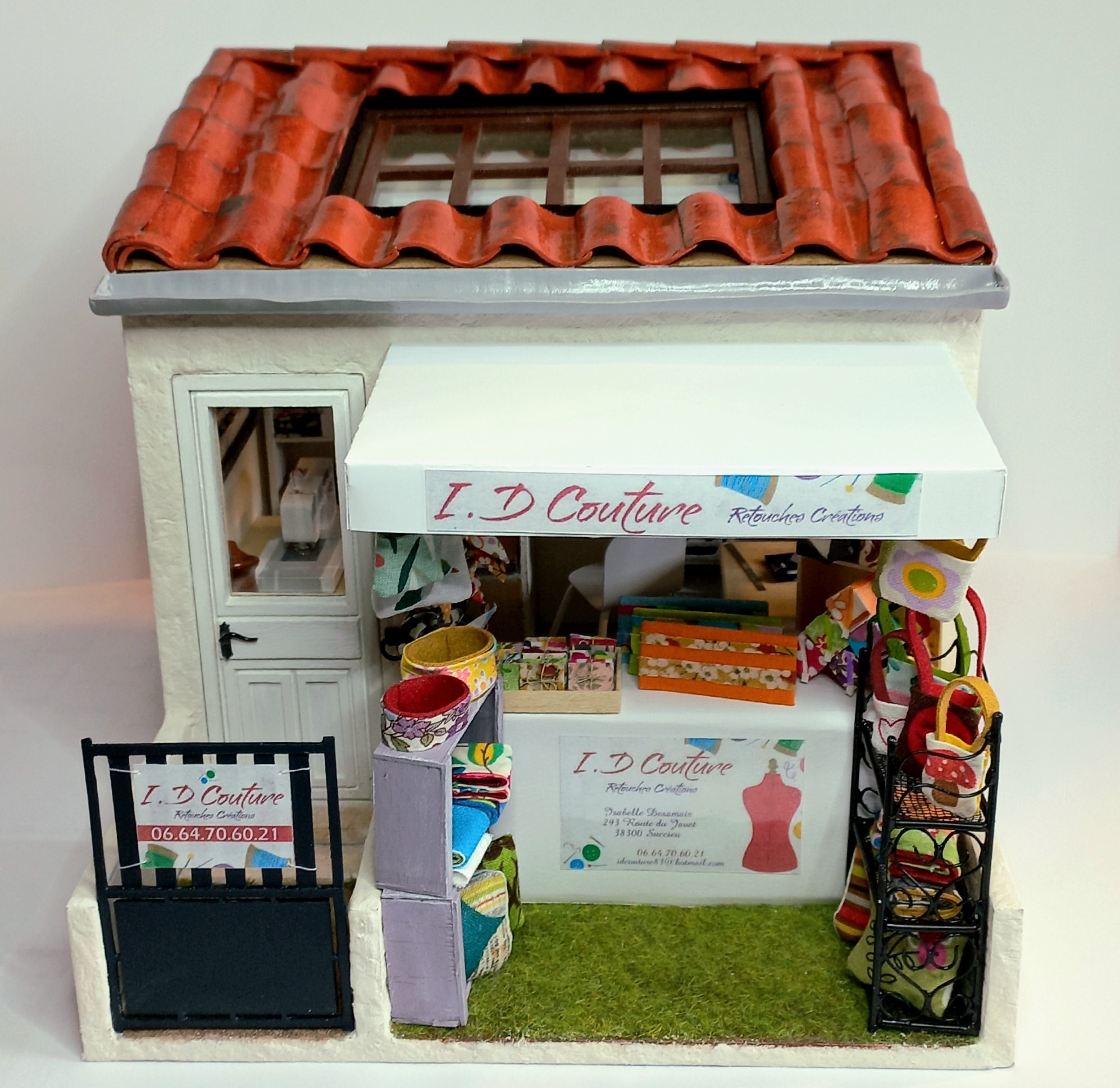 Diorama Miniature atelier de couture Un Monde Parfait